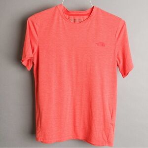 North Face bright coral tee size S